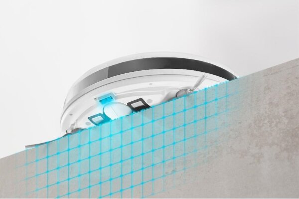 Sencor - Robotický vysavač s mopem 2v1 18W/1500 mAh bílá + dálkové ovládání
