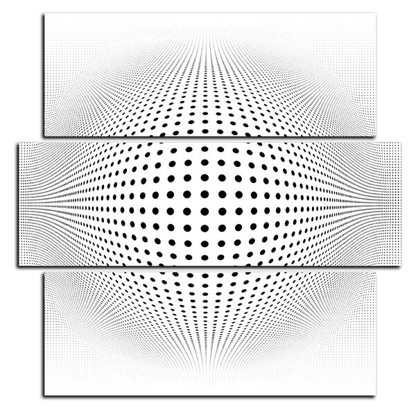 Obraz na plátně - Abstraktní geometrická sfera - čtverec 3218D (75x75 cm)