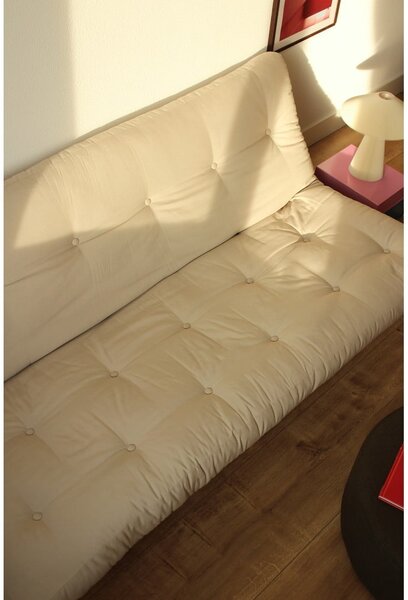 Šedobéžová lněná pohovka 200 cm Lean – Karup Design