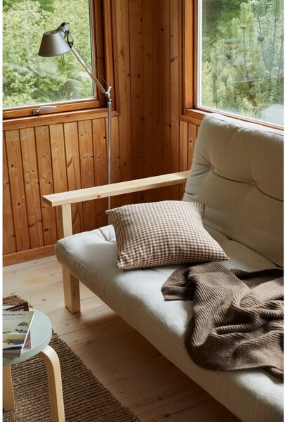 Manšestrová rozkládací pohovka v hořčicové barvě 218 cm Unwind – Karup Design