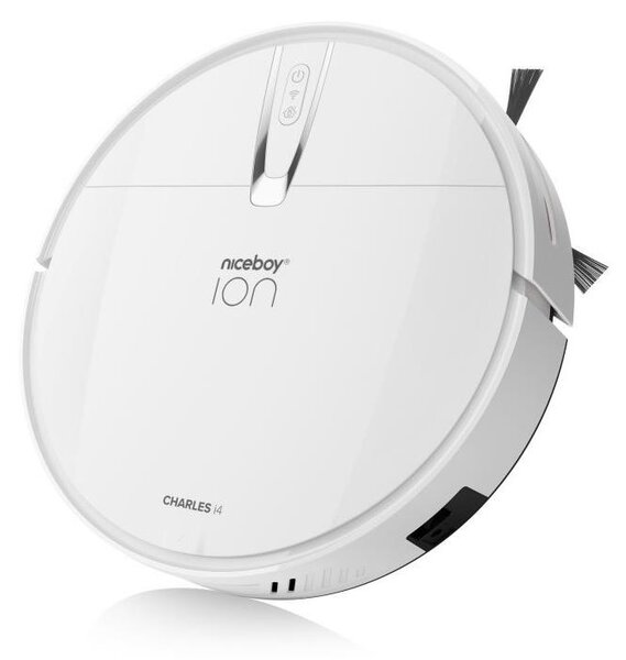 Niceboy ION Charles i4 - Chytrý robotický vysavač 2v1 4400 mAh Wi-Fi bílá + DO
