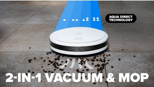 Niceboy ION Charles i6 - Chytrý robotický vysavač 2v1 2600 mAh Wi-Fi bílá