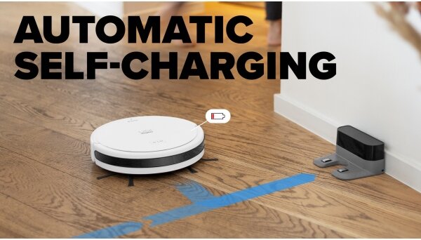 Niceboy ION Charles i6 - Chytrý robotický vysavač 2v1 2600 mAh Wi-Fi bílá