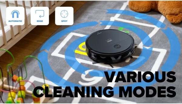 Niceboy ION Charles i6 - Chytrý robotický vysavač 2v1 2600 mAh Wi-Fi černá