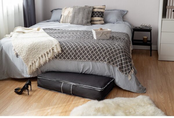 Černý úložný box pod postel Compactor Underbed Box