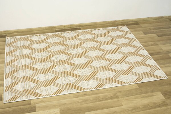 Koberec šňůrkový Berg 28354/62 Geometrický Romby krémový