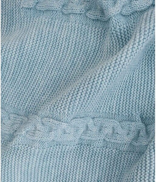 Modrý přehoz 200x220 cm Trenza – Oyo Concept