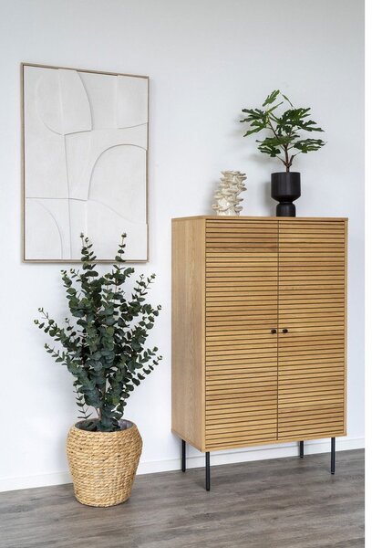 Skříňka v dekoru dubu v přírodní barvě 80x130 cm Kyoto – House Nordic