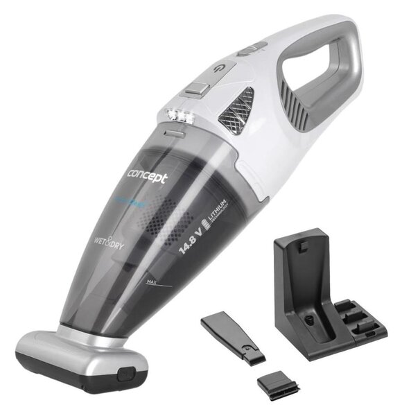 Concept VP4370 - Ruční vysavač WET & DRY PERFECT CLEAN 90W/14,8V 2200 mAh bílá