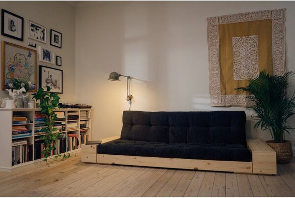 Šedá rozkládací pohovka 244 cm Base – Karup Design