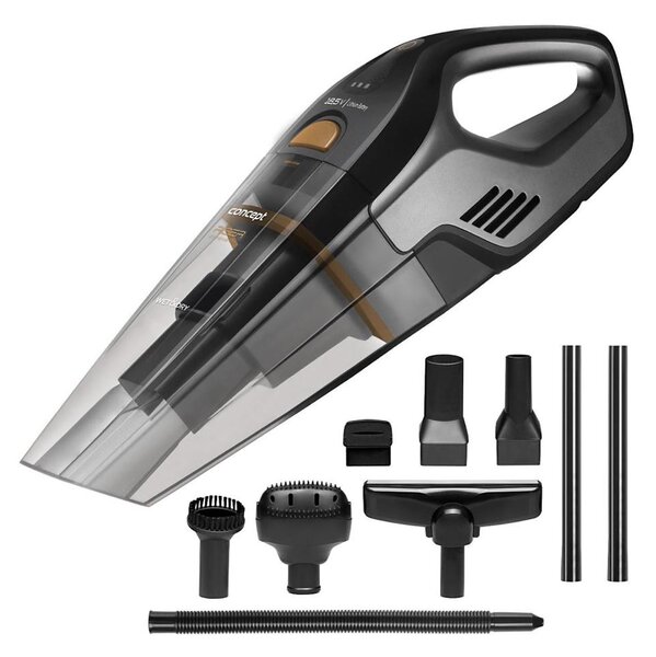 Concept VP4353-Ruční vysavač WET & DRY RISER EXTENSION 110W/18,5V 2200 mAh černá