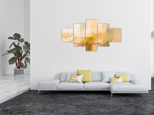 Obraz - Abstrakce, olejomalba (125x70 cm)