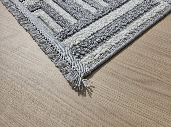 Koberec MILANO 011 gray cream - 60x100 cm