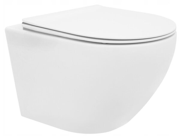 Tece Carlo, sada závěsné WC Rea Carlo 49x37 cm + instalační modul pod omítku Tece, TEC-9400412-REA-C2760