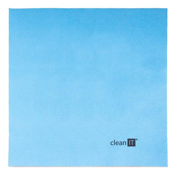 CLEAN IT CL-710 - Čisticí utěrka z mikrovlákna 19x19 cm modrá
