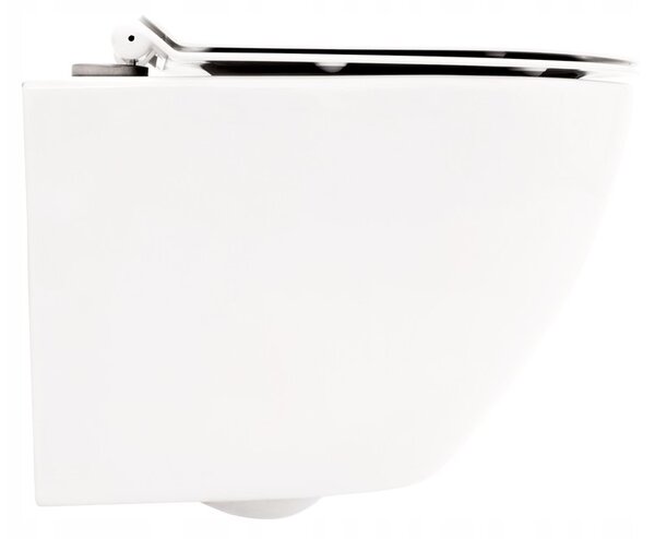 Tece Carlo, sada závěsné WC Rea Carlo 49x37 cm + instalační modul pod omítku Tece, TEC-9400412-REA-C2760