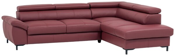 ROHOVÁ SEDAČKA, kůže, bordeaux Celina Home - Sedací soupravy