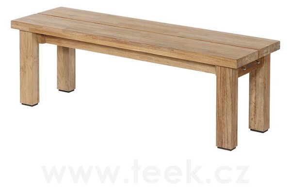 Barlow Tyrie Teaková lavice Titan, Barlow Tyrie, 130x41x44 cm, rustikální teak