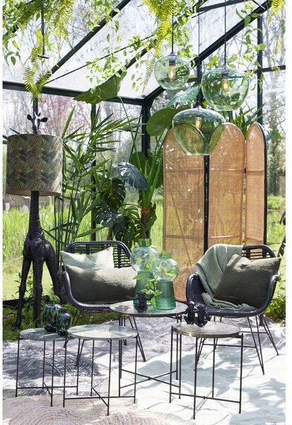 Zelené stropní svítidlo se skleněným stínidlem ø 30 cm Mayson – Light & Living