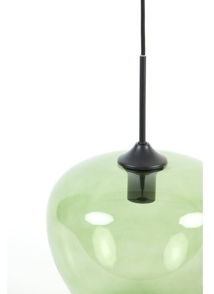 Zelené stropní svítidlo se skleněným stínidlem ø 30 cm Mayson – Light & Living