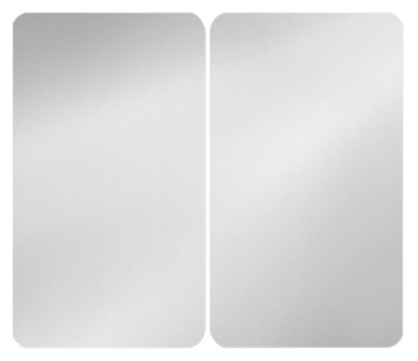 Set 2 skleněných krytů na sporák Wenko Universal Silver