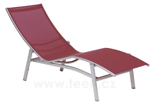 Karasek Stohovatelné ergonomické lehátko Caribic, Karasek, rám lakovaný hliník barva dle vzorníku, výplet Karatex dle vzorníku