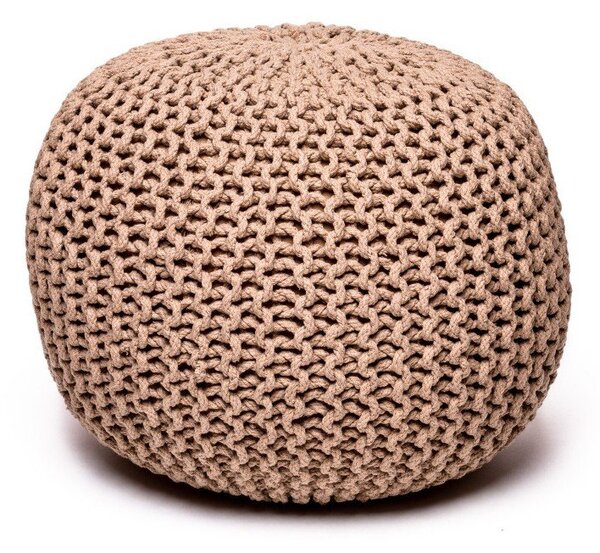 Pískově hnědý sedací puf Bonami Essentials Jagger