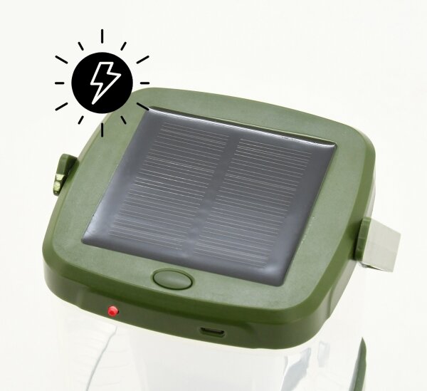 LED Přenosná nabíjecí lampa s lapačem hmyzu LED/3W/1800 mAh zelená