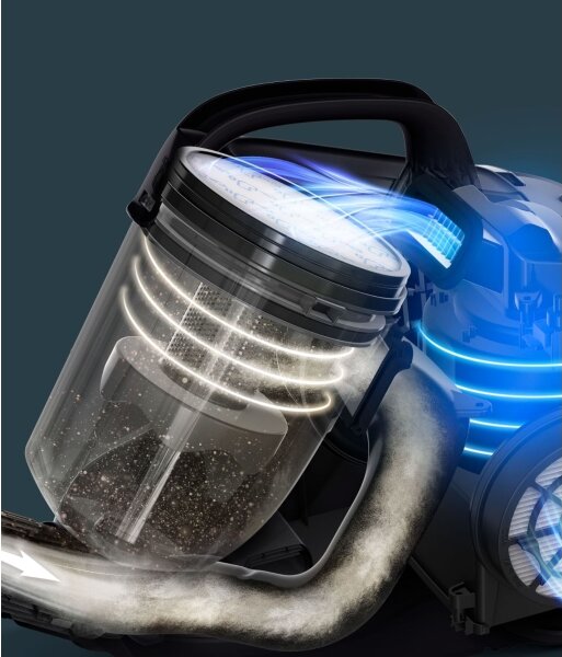 Rowenta - Bezsáčkový vysavač COMPACT POWER 1,5l 750W/230V šedá