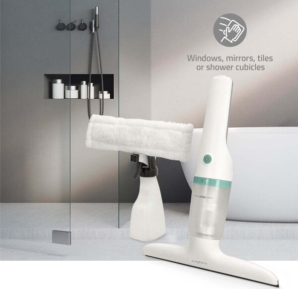 Nedis VCWI230WT - Nabíjecí okenní vysavač 12W/2200 mAh IPX4