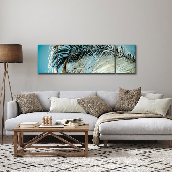 Obraz pírka (170x50 cm)