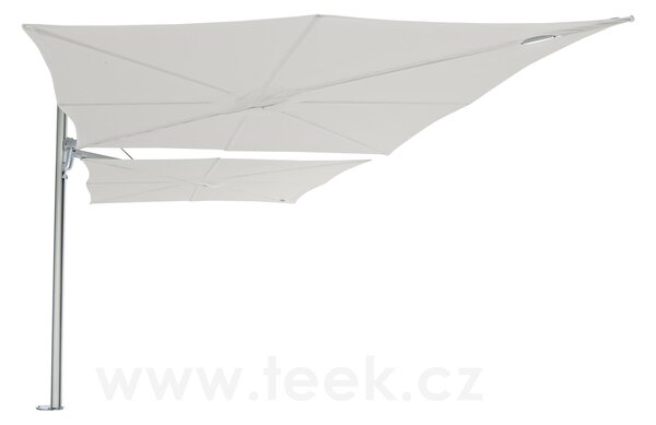 Umbrosa Slunečník Spectra Duo, Umbrosa, 2x čtverec, celkem rozměr 540x250 cm, rám hliník, potah Solidum akryl 250 g/m2 barva dle vzorníku, bez stojanu