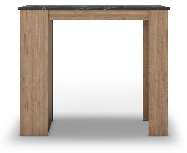 Barový stůl s deskou v dekoru mramoru 47x120 cm Peru – Marckeric