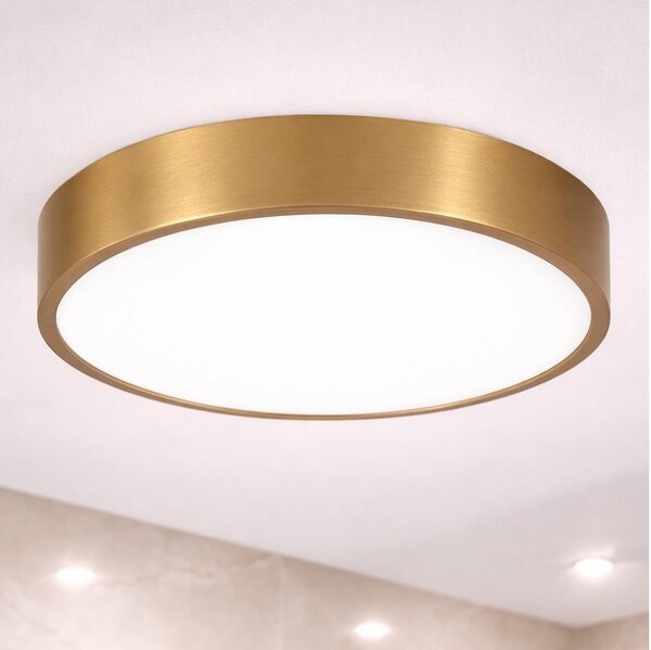 Brilagi - LED Koupelnové stropní svítidlo POOL LED/36W/230V pr. 40 cm IP54 bronz
