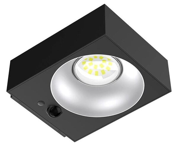 Viking - LED Stm. solární nástěnné svítidlo se senzorem LED/2W/3,7V IP65 4000K