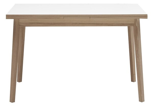 Rozkládací jídelní stůl s bílou deskou Hammel Single, 120 x 80 cm