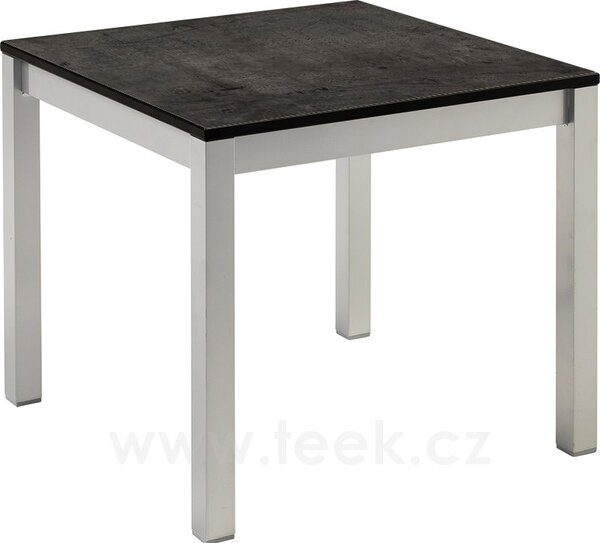 Karasek Odkládací boční stolek Miami, Karasek, čtvercový 45x45x41 cm, rám lakovaná ocel barva dle vzorníku, deska teco.STAR dle vzorníku