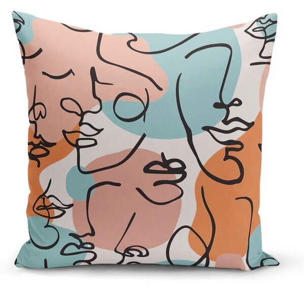Sada 4 povlaků na polštáře Minimalist Cushion Covers Cesso, 45 x 45 cm