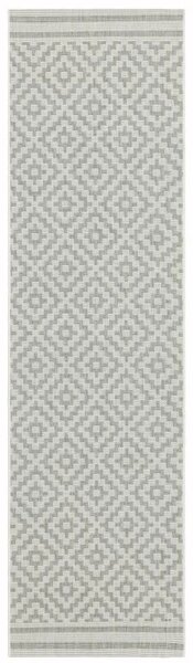 Šedý koberec Granton Diamond Grey Rozměry: 80x150 cm
