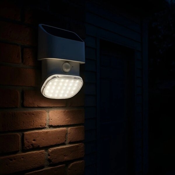 Viking - LED Solární nástěnné svítidlo se sen LED/1W/3,7V 3000/4000K