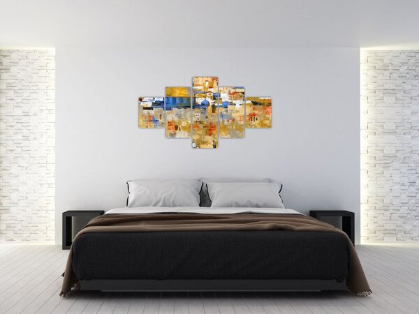 Obraz - Zeď nářků, Jeruzalém, Izrael (125x70 cm)