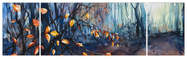 Obraz - Paprsky podzimního slunce (170x50 cm)