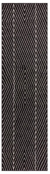 Tribeca Design Kusový koberec Jars Black Linear Rozměry: 80x150 cm