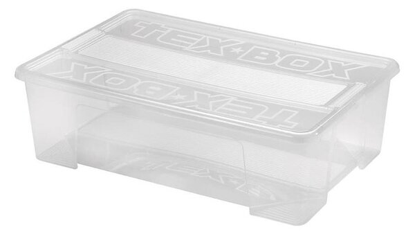 Úložný box TEX BOX 28 l čirá