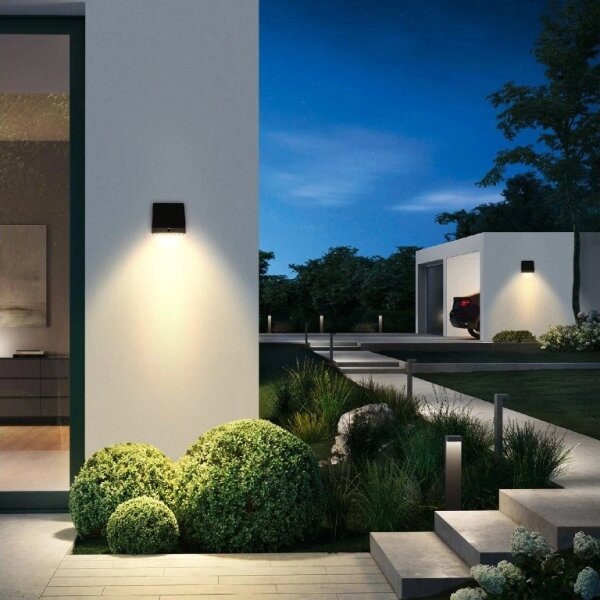 Viking - LED Stm. solární nástěnné svítidlo se senzorem LED/2W/3,7V IP54 4000K