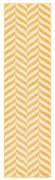 Tribeca Design Kusový koberec Jars Yellow Chevron Rozměry: 80x150 cm