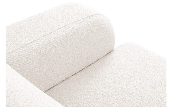 Bílá pohovka z textilie bouclé 170 cm Molino – Micadoni Home