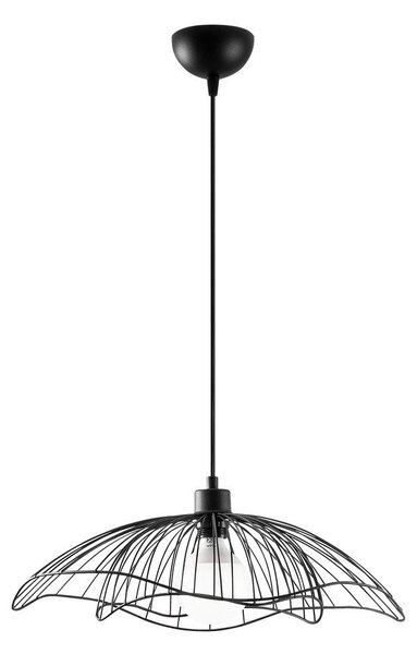 Černé závěsné svítidlo s kovovým stínidlem ø 50 cm Farac – Opviq lights