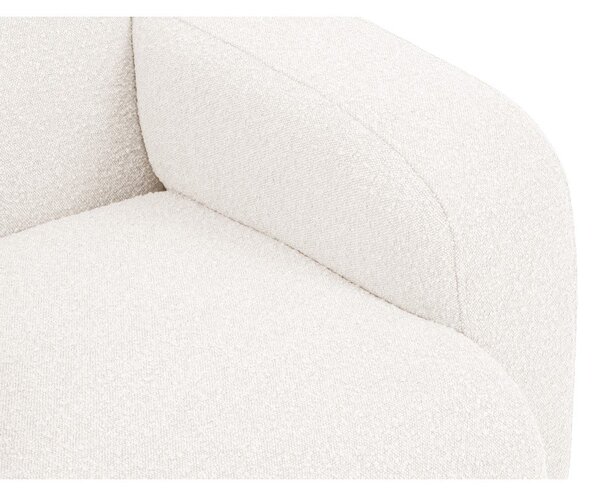 Bílá pohovka z textilie bouclé 170 cm Molino – Micadoni Home