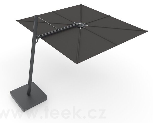 Umbrosa Boční slunečník Versa UX Architecture, Umbrosa, čtvercový 300x300 cm, rám hliník barva Papyrus white (RAL 9018), potah Colorum akryl 260 g/m2 barva Marble, bez stojanu